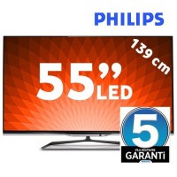  Philips 55PFL7008K 55" 700HZ Wi-Fi (Çift Çekirdekli) Ambilight SMART 3D LED TV + 4 Gözlük + Klavyeli Kumanda